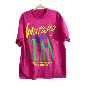 NWOT Licensed WUTANG CLAN Live at the Fever II Bronx Vintage-Look Tee Unisex XL